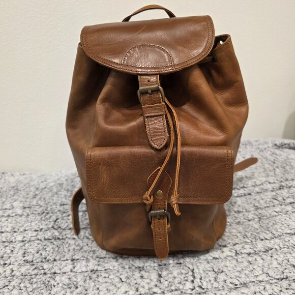 HIDES Canada FULL GRAIN leather - City Leather Backpack 2.0 main image 4
